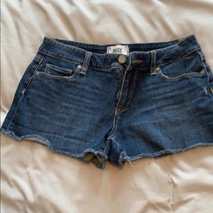 Paige jean shorts - dark wash